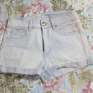 American eagle hi rise shortie size 4